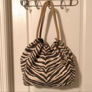 Michael Kors Tiger Print Canvas Handbag / Purse - image 1